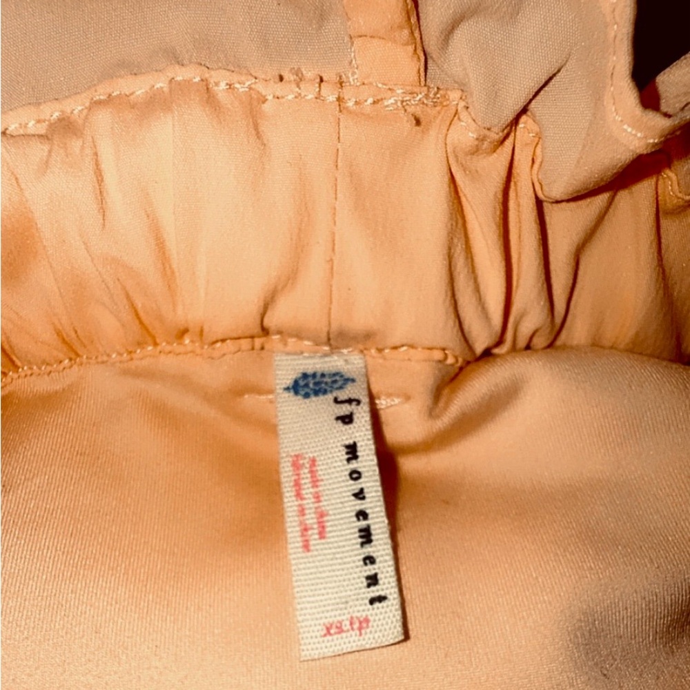 Free People Movement Free Climb Trekker Harem joggers coral peach snap ankles XS - Picture 9 of 11